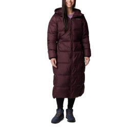 Kurtka damska Puffect II Long Jacket bordowa